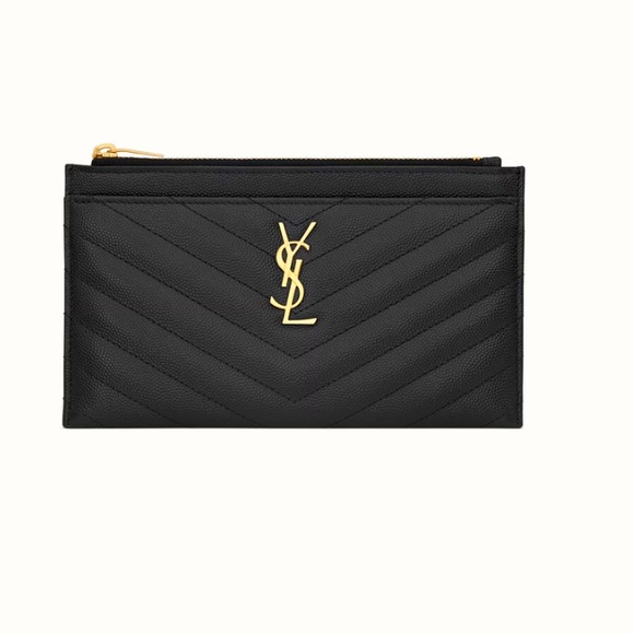 CASSANDRE MATELASSÉ SMALL POUCH IN GRAIN DE POUDRE LEATHER - Picture 1 of 8
